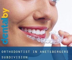 Orthodontist in Anetsberger's Subdivision