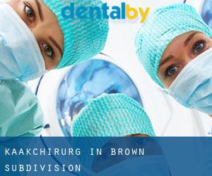 Kaakchirurg in Brown Subdivision