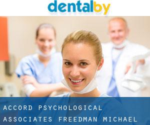 Accord Psychological Associates: Freedman Michael DDS (Sandy Plains)